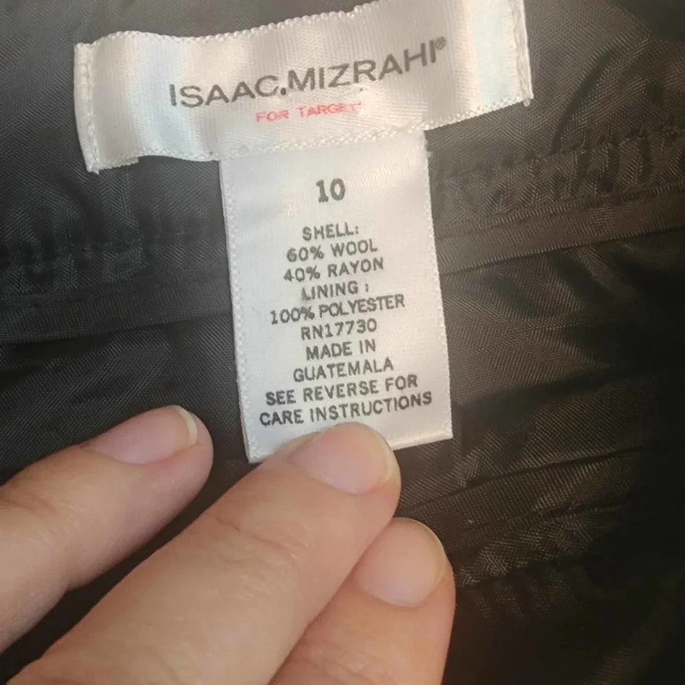 Isaac Mizrahi for Target Wool Blend Pencil Skirt - Size 10